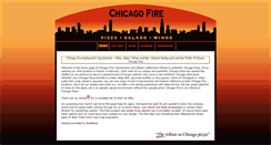 Desktop Screenshot of chicagofirerestaurant.com